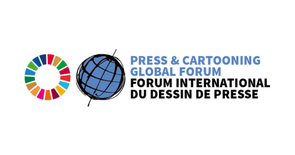 Capture d'écran du projet Cartooning Global Forum
